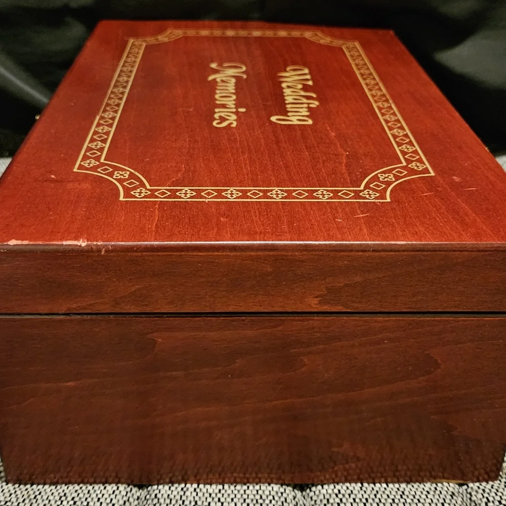 Gunther Mele Rosewood Wedding Memories Keepsake Jewelry Box